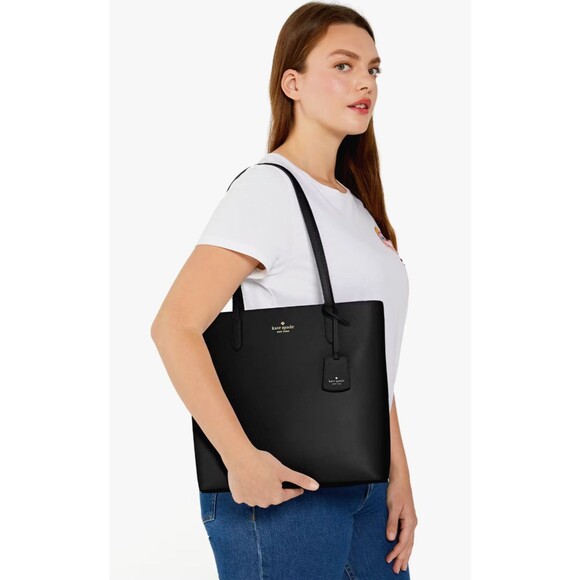 New Kate Spade Brynn Saffiano Tote Black - Picture 3 of 5